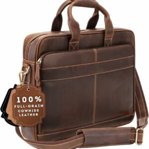 Leather Briefcases For Men Soft Full Grain Leather Lasts a Lifetime 1.jpg